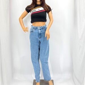 Abercrombie & Fitch Curve Love Ultra High Rise 90’s Straight Jeans